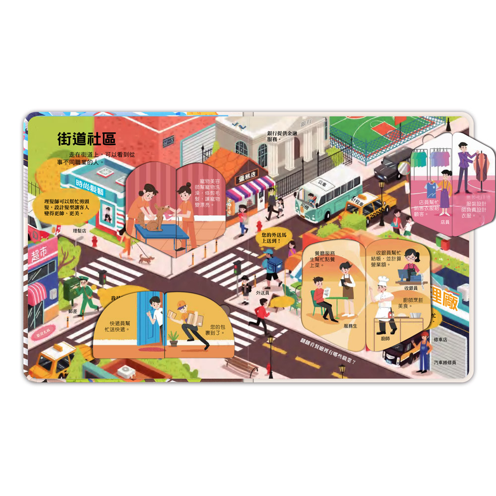 百問百答圖解翻翻書-揭祕職業